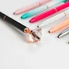 21color Big Diamond Crystal Pen Gem Ballpoint Pens 반지 웨딩 금속 볼스 Kawaii Magical Pen Fashion School Office Supplies