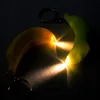 Party Favor 6X2cm Mini Led light Flashlight Banana Key Rings New Creation Safe Light Bag Phone Car Pendant Keychain XMAS Toys Gifts SN4356