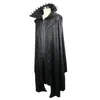 Men's Trench Coats Steampunk Men Long Cloak Punk Gothic Halloween Dark Vampire Count Bat Cape Casual Hooded Loose Overcoats CosplayMen's Vio