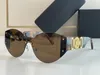 Gafas de sol blancas de moda para mujer diseñadora de hombres polarizes marcos de escudo sin borde cubierto gafas de metal marco alto QUAL3674273