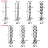 7 Sizes Male Urethral Dilator Metal Catheter Horse Eye Stimulation Penis Plug Sounding Masturbator sexy Toys for Men3942762