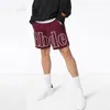 Rhude Men Summer American Designer Shorts Men's Thin Fitness Street Loose Snabbtorkande sportträning basketbyxor