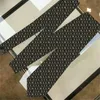 2024 Stylisk designer halsband män affärer slipsar full bokstav jacquard datum slips manlig parti bröllop slips med presentförpackning