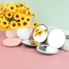 Compact Mirrors Portable Lights LED Mirror 3X Magnify Hand Hold Foldable Pocket Makeup Magnifying Lighted MirrorCompact