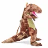 Mochilas infantis Dianosaur Children Doll Plush Back 3D Dinosaur Baby Backpack para meninos meninas Bolsas de dinossauros de animais fofos brinquedos 2023