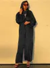 Eid Djellaba Abaya Dubai Glänzende Weiche Manschettenärmel Muslimisches Kleid Seidiger Kimono Dubai Türkei Muslimisches Kleid Islam Abayas Mit Gürtel WY56
