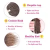 Medium Box Braids Crochet Hair Extensions Ombre Kanekalon Synthetic Braiding Hair Bulk Crochet Braids Hair Blonde Grey Burgundy