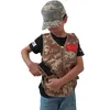 Cappelli da esterno 8-14 anni Bambini Chirdren Berretto militare tattico Sport Snapback Stripe Berretti militari Cappello mimetico Airsoft Berretto da baseball da trekking