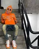 Moda Moletom com Capuz Crânio Strass Zip Pullover Moletom Com Capuz Punk Harajuku Jaqueta roupas para adolescentes Moletom Casal roupa streetwear