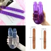 Nxy Godes Dongs Double Long 34cm Doux Gelée Gode Réaliste Coq Lesbienne Vagin Anal Plug Flexible Faux Pénis pour Femmes Sex Toys 220420