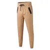 Pantaloni da uomo Scrub da uomo con tasche Pantaloni sportivi con coulisse Casual Pantaloni da uomo con cerniera a vita mediaMen's Naom22