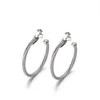 Earring Dy ed Thread Earrings Women Fashion Versatile White Gold and Silver Plated Needle Popular Accessories Selli229Z