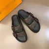 여자 Man Paseo Homey Comfort Sandals 품질 세련된 슬리퍼 패션 클래식 남자 여자 플랫 신발 슬라이드 38-45 상자와