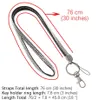 Bling Lanyard Blink Straps Kristall Strass im Hals mit Klauenverschluss Ausweishalter für Handykamera B0614G12