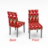 Krzesło okładki świątecznej korespondencji Big Elastic Seat Office Slipcovers Restaurant Banquet El Home Dekoracja