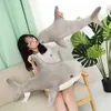 Dessin animé géant requin en peluche jouets doux peluche poupées Speelgoed Animal lecture oreiller pour enfants enfants cadeaux d'anniversaire 220702