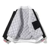 겨울 스트리트웨어 야구 재킷 남성 여성 단색 대표팀 재킷 패션 힙합 코트 느슨한 디자이너 커플 윈드 브레이커 T220816