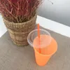 5pcs Reusable Drinkware Color Changing Cups Cold Drinks Travel Tumbler with Lid Straw Fast Deliver By Sea