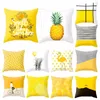 Almofada/travesseiro decorativo frigg 100% algodão amarelo a veludo impresso Nórdico Capa de almofada geométrica Sofá decorativo decoração de casa caseecushio