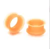100pcs/Lot Mix 7 Color Top Body Body Jewelry Silicone Ear Eypander Plud Flesh Tunnel Plug Gauge Emxay Vokwa