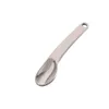 Factory Cucchiai Spatola cosmetica curva Scoop Maschera per trucco Spatole Cucchiaio per crema viso per miscelazione e campionamento (oro rosa/argento/oro) KD1