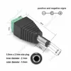 Autres accessoires d'éclairage Prise d'alimentation 12V Jack Adaptateur Socket 5.5mm 2.1mm Connecteurs mâles femelles pour caméra CCTV LED Strip Light Battery Hol