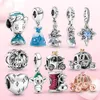 925 Sterling Silver Charm Jewelry Bead Suzy Mouse Aneghled Thread Charm Fit Pandora Bracelet