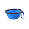 Collapsible Dog Pet Folding Silicone Bowl Feeders Outdoor Travel Portable Puppy Food Container Feeder Dish Bowl