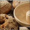 Baking Pastry Tools Bakeware Kitchen Dining Bar Home Garden Pcs Diy Bread Making Set Inclue Basket/Ers/ Lame/Stencil P Dhfux