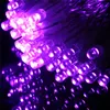 Strängar Jiguoor 10m batteridriven 100 LED Starry Fairy String Light Lamp Christmas Wedding Xmas Party Decoration Lampled Stringled