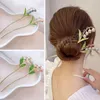 Forcine in metallo Bastoncini per capelli con piante di fiori dolci Accessori per capelli da donna Fermagli per capelli Copricapo