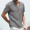 22ss Men's T-Shirts Summer New Menss Short-Sleeved T-shirt Cotton and Linen Led Casual Mens T-shirt Shirt Male Breathable Size S-3XL