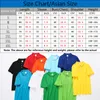 Polo da uomo personalizzate Estate Tinta unita Casual Manica corta Risvolto Top Stampa Moda Immagine Affari Formale Unisex 220722