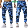 Pantalons pour hommes Hommes Multiples Couleur Camouflage Cargo Coton Camo Harem Joggers Pantalon avec poches Sports de plein air PantsMen'212Y