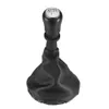 5 Speed ​​Gear Shift Gałka Gearstick Skórzany zestaw boot do VW T5 / T6 2003-2011