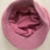 Visors Visor Hats Women Winter Fur Blended Warm Thick Plush Skullies Hat Fashion Knitted Female Beanies CapsVisors VisorsVisors Davi22