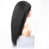 Nxy Wigs Synthetic Long Kinky Straight Headband for Black Women Afro Hair s Blonde Red Purple 220528