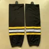 New Kids Youth Men Blue Ice Hockey Socks Black Training Socks 100% Polyester Practice Socks Quality290b