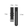 Banda de vigilância de 20 / 22mm para Garmin Venu 2 Plus 2s Strap Vivoactive 4/4s 40mm Move Sport Garmin Amazfit GTS 3 2E Smartwatch Band Silicone Band Substitua pulseira pulseira