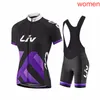 Summer Liv Team Womens Cycling Short Sleeve Jersey Bib Shorts st ropa ciclismo Quick Dry Racing Clothing Bicycl