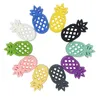 Muiticolor Bijtring Silicone Pineapple Teether BPA Free Food Grade Silicone Material Health Baby Chewed Teether For Baby