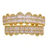 Hip Hop Gold Teeth Grillz Top Bottom Grills Dental Mouth Punk Teeth Caps Cosplay Party Tooth Rapper Jewelry6609276