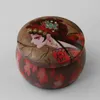 Geurende kaarsen Jar Wedding Geschenk Ronde metalen Tin Box Tea Can Tinplate Food Candy Chocolate Container