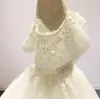 Underbara spetsapplikationer Princess Wedding Dress 2022 Luxury Off Shoulder Poed Vintage Bride Gown