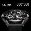 LEMFO LF31 SMART WATCH MEN BLUETOOTH CALL SPORTS SMARTWATCH 2022 NFC 방수 피트니스 시계 남성 안드로이드 iOS 360x360 HD