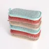 Dupla face cozinha Magia limpeza panos esponja esponja esponja esponjas prato lavar toalhas de limpeza escova de banho wipe pad t9i001855