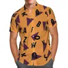 Mäns casual skjortor hawaii skjorta sommarknappen mens semester strand kort ärm 3d över hela tryckta mode färgglada hiphop-topsmen's
