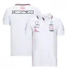 2023 F1 Racing Men's kortärmade polo-skjorta Formula One Officiellt team Uniform Senaste bästsäljande bilfans-skjorta i storlek.