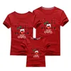 Familie Passende Outfits Weihnachten T-shirt Vater Mutter Sohn Tochter Kleidung Frauen Männer Baby Cartoon Gedruckt Baumwolle Erwachsene Kinder T-shirtFamilie