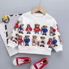 Boys Clothing Cotton Sweatshirts for Autumn Winter Tops Children Hoody Shirts Cartoon Printed Kids Sport Sweaters Boys Girl 0-5Y